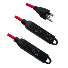 Outdoor Extension Cord Set – 7.5 m & 12 m – Includes 3-Outlets Cord