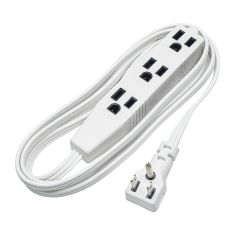 Indoor Extension Cord - 16/3 - SPT-2 - White - 2 m