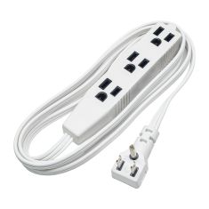 Indoor Extension Cord - 16/3 - SPT-2 - White - 4.5 m