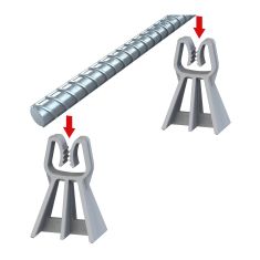 Support Base for Steel Rod - 2" – 35/pkg