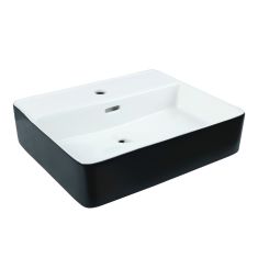 Lavabo, argile, blanc, 19,69" x 16,54" x 5,9"