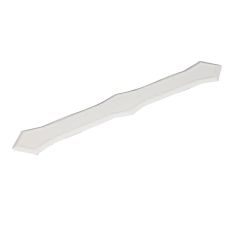 Downspout Band for Gutters, Aluminum, White