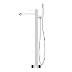 Robinet autoportant pour baignoire, Brolio, chrome