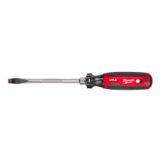Screwdriver With Cushion Grip - Slot - 6"