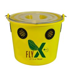 Seau piège à mouches, Fly-X, jaune, 12 l