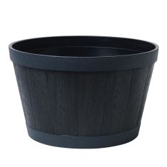 Pot à plantes, Baril de bourbon, 20" x 12"