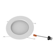 Luminaire encastré, DEL, rénovation, blanc, 6", 5CCT, 4/pqt