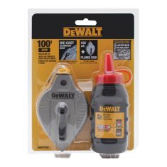 Trousse de cordeau à craie, rouge, 100’