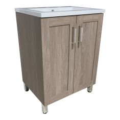 Meuble-lavabo Lagoa, 24", fini bois