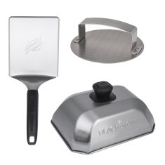 Presse à hamburger, Acier inoxydable, 3 mcx