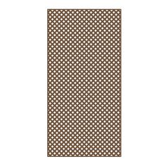 Lattice –Diamond - PVC – Wallnut – 4’ x 8’