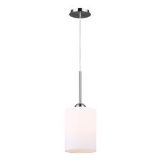 Luminaire suspendu Xeli, 5,5", nickel brossé