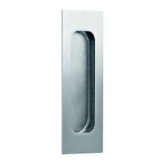 Rectangular Recessed Pull – 120 x 40 mm – Satin Stainless Steel