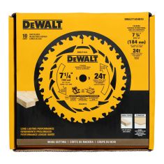 Lame de scie circulaire, 24D, 7 1/4"