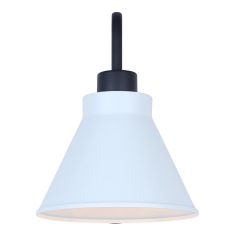 Applique murale extérieure Lucia, noir et blanc sablé