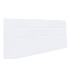 Aluminum Soffit – Vented – 4 panels - 16" x 12' – White
