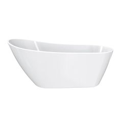 Manila freestanding bathtub, White, 59 x 28 inch.