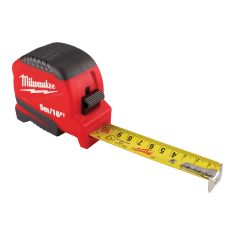 Compact Tape Measure, Metric/Imperial, 5 m/16-ft