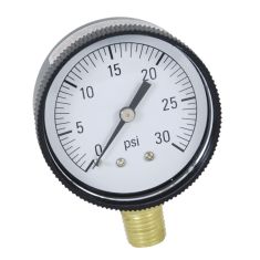 Pressure Gauge, Side Mount Plastic Housing, 100 PSI