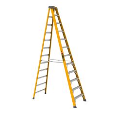 Fibreglass Step Ladder, 12-ft, Grade 1A