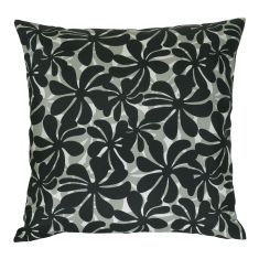 Coussin d'extérieur, motif monochrome, 16" x 16"