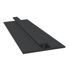 Flat Joint Trim – Aluminum – Matte Black