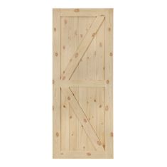 K-Style Barn Door - Pine - 33" x 84"