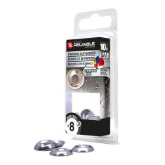 Stainless Steel Finishing Washers - #8 - 10/Pkg