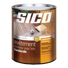 Revêtement extérieur translucide pour bois, chêne naturel, 946 ml