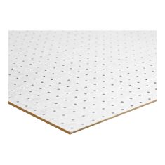 HDF Panel - 4.8 mm x 4' x 8' - Perforated - White