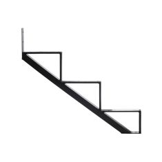 Stair Riser - 3 Steps - 30" - Black