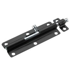 Regular Duty Barrel Bolts - Black - 6"