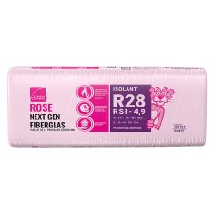 R-28 Pink Next Gen Fiberglas Insulation - 24" x 48" x 8 1/2" - Covers 80 sq. ft