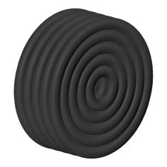 Filter tubing - Perforated - Black - 6" x 75 m