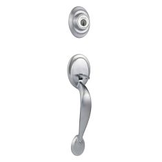 Kingsway Latch Handles, Satin Chrome