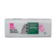 Laine insonorisante Rose Next Gen Fiberglas Quiétude, ossature d'acier, 24" x 48" x 3 5/8", couvre 192 pi²