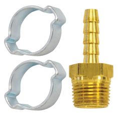 Hose repair set - 1/4" (1 ring & 1 coupler)