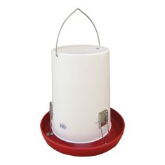 Hanging poultry feeder