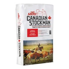 Sel Iodé pour bétail Canadian Stockman, rouge, 25 kg