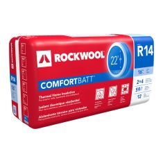 R14 Rockwool ComfortBatt Wool - 15 1/4" x 47" x 3 1/2" - 59.7 sq. ft