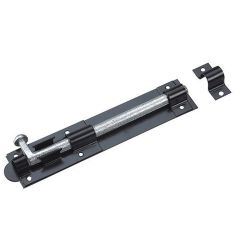 Heavy-Duty Padlock Bolts, Black, 8"