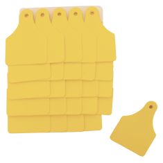 Etiquette vierge pour bovins