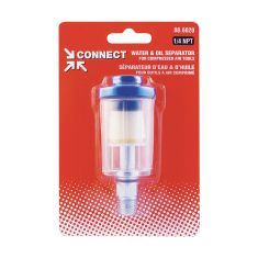 Spigot-hub water and oil separator