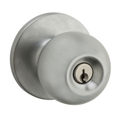 Knob - Regina - Outdoor - Entry - Satin Chrome