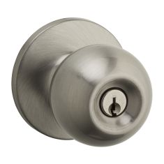 Knob - Regina - Outdoor - Entry - Satin Nickel