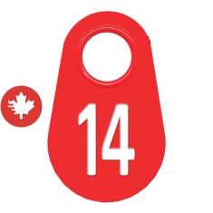 Étiquette d'identification pour le cou #14