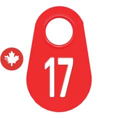 Étiquette d'identification pour le cou #17