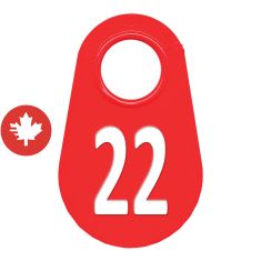 Étiquette d'identification pour le cou #22