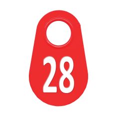 Étiquette d'identification pour le cou #28