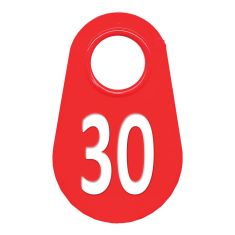 Étiquette d'identification pour le cou #30